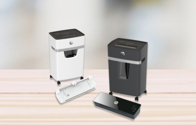 HP brand laminators and document shredders/GO Europe
