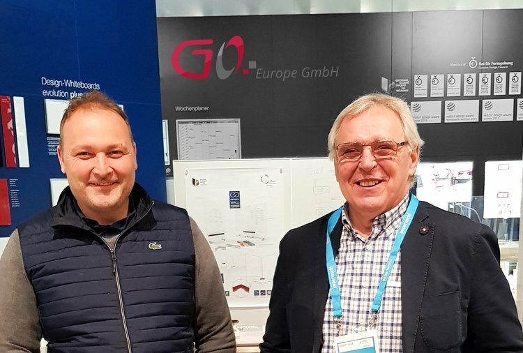 Geschäftsführer Christian Gerth, GENIE, und Heinz Prygoda, Olympia/GO Europe