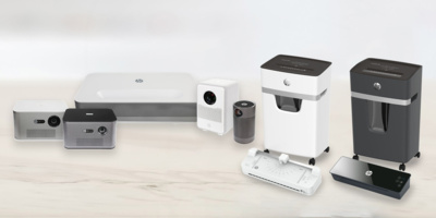 HP brand laminators, document shredders and projectors/GO Europe