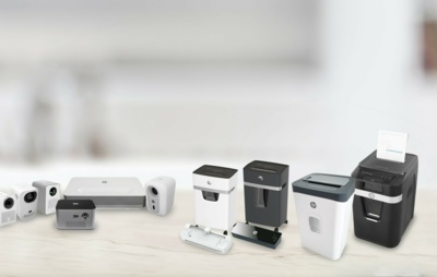 HP laminator shredder and projector/GO Europe